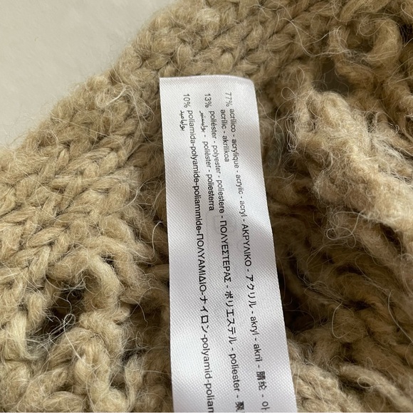 Zara Oversized Open Knit Boxy Chunky Sweater Size Small - Picture 7 of 7